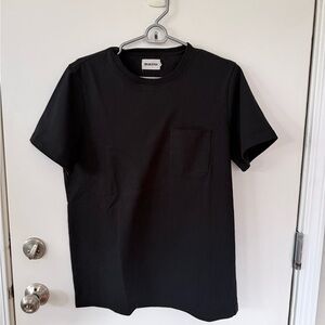 Taylor Stitch Black Short Sleeve Pocket Tee